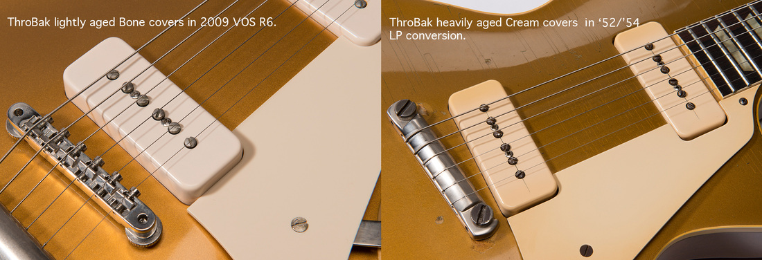 Repro P90 Pickup Covers by ThroBak - Vintage Spec Guitar Pickup Covers