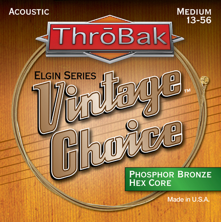 Vintage Choice hex core Phosphor Bronze acoustic guitar strings photo.
